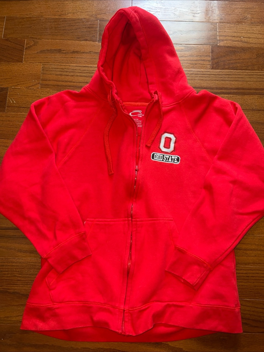 Ohio State Red Zip-Up Hoodie Sweatshirt